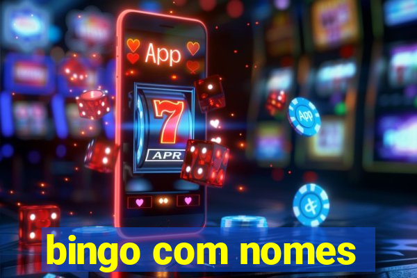 bingo com nomes